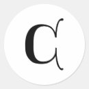 Search for letter c wedding stickers Initial