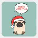 Search for cute pug stickers Xmas