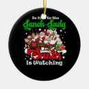 Search for lunch lady christmas tree decorations Reindeer