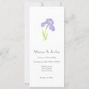 Search for iris wedding invitations Minimalist
