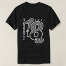 Search for 18th birthday tshirts 18 years