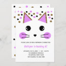 Search for black cat invitations Gold