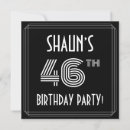 Search for 46th birthday invitations 46 years old