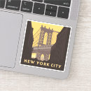 Search for vintage travel design stickers Brooklyn