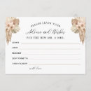 Search for bride and groom advice cards Pampas grass