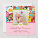 Search for flower square birth announcement cards Fatfatin
