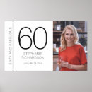 Search for fabulous 60 birthday party decor Modern bold