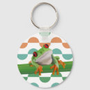 Search for frog red eyed tree key rings Cute