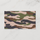 Search for camouflage business cards Cool