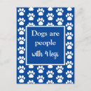 Search for four animals postcards Pets