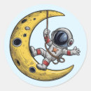 Search for cartoon moon stickers Space