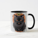 Search for evil cat mugs Black