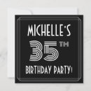 Search for 35th birthday invitations 35 years old