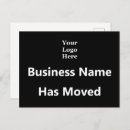 Search for moving business postcards We have moved
