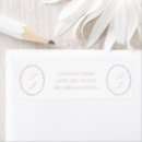 Search for floral initial return address labels Classy