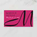 Search for rose business cards Makeup artist