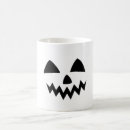 Search for scary pumpkin mugs Face