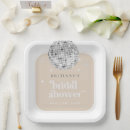 Search for disco 70s plates Retro bridal shower