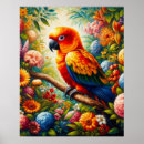 Search for colourful parrot posters Tropical