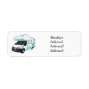 Search for camper return address labels Motorhome
