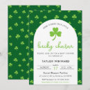 Search for st patricks day baby invitations Lucky charm