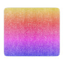 Search for rainbow chopping boards Glitter