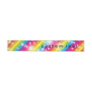 Search for rainbow glitter return address labels Pretty