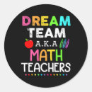 Search for math teacher team stickers School
