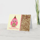 Search for giraffe cards Owl