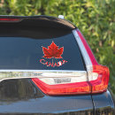 Search for red maple leaf bumper stickers Souvenir
