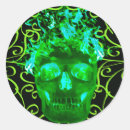 Search for flaming skulls stickers Halloween