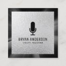 Search for voice teacher business cards Vocal coach