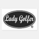 Search for female golfer stickers Ladies