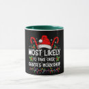 Search for workshop mugs Santa