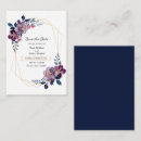 Search for purple save the date postcards Script typography