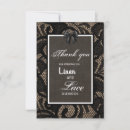 Search for burlap and lace thank you cards Vintage