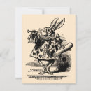 Search for herald invitations White rabbit