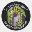 Search for monarch caterpillar stickers Milkweed