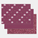 Search for lips gift wrap Glitter