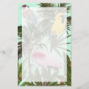 Search for greenery stationery paper Tropical