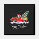 Search for christmas truck magnets Red