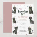 Search for black cat invitations Kitten
