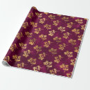 Search for burgundy and gold wrapping paper Fall