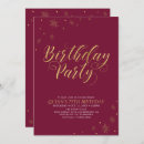 Search for 55th birthday invitations Gold