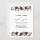 Search for dusty rose and burgundy wedding invitations Elegant