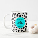 Search for aqua monogram mugs Pattern