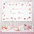 Search for purple baby shower banners Watercolor floral