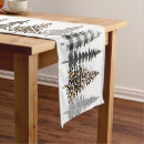 Search for christmas plaid table runners Black and white