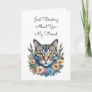 Search for grey cat cards invites Floral