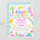Search for roar birthday invitations Dinosaur party
